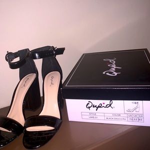 Qupid Black Block heels